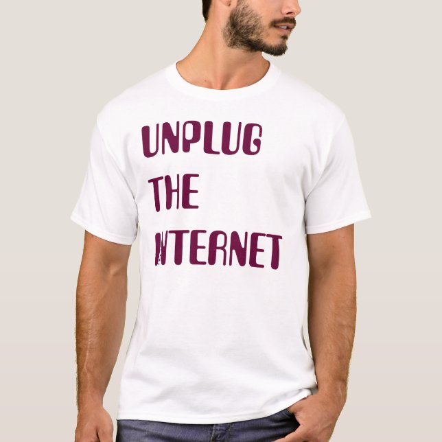 Trennen Sie das Internet T-Shirt (Vorderseite)