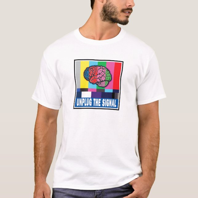 "Trennen Sie das Signal-" Bio T - Shirt-Version 2 T-Shirt (Vorderseite)