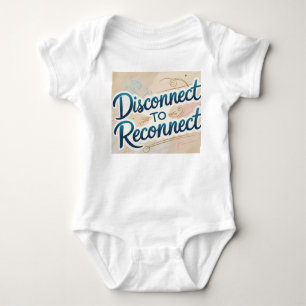 Trennen Sie die Verbindung zu Reconnect - digitale Baby Strampler