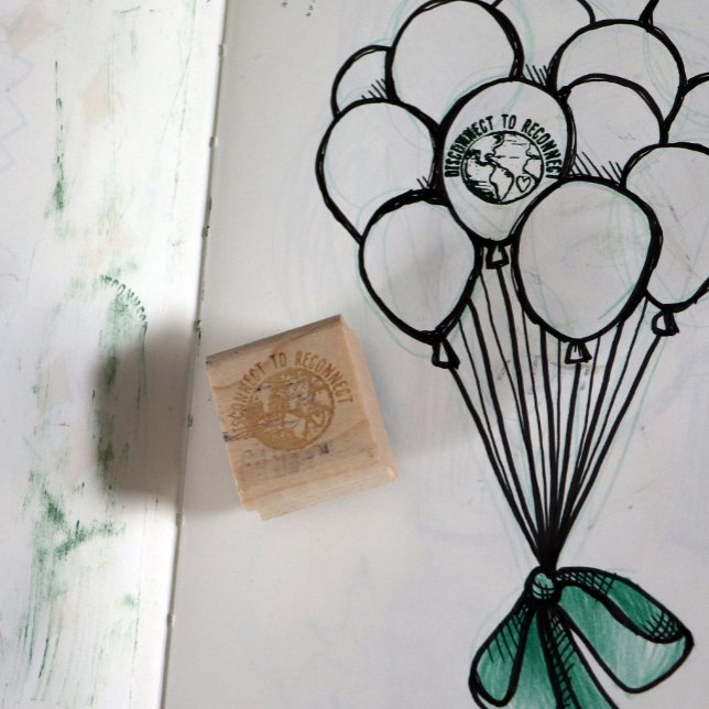 Trennen Sie die Verbindung zum Naturliebhaber des  Gummistempel (Von Creator hochgeladen)