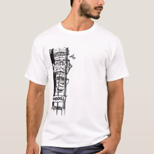 Trennen Sie Drehung T-Shirt