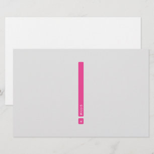 Trennende Balken Briefpapier