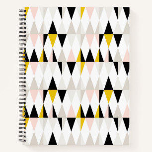 Trenngeometrisches Dreiecksmuster Notizbuch