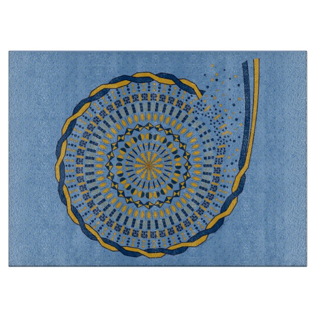 Trennglasplatine Schneidebrett (Vorderseite)