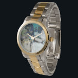 Trennung Armbanduhr<br><div class="desc">Trennung I von Tim Oole. Farbige und neutrale Farben sorgen für eine abstrakte Form. Verwendet geometrische Formen und malen Tropfen-ähnliche Linien.</div>