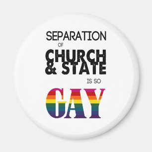 Trennung der Kirche u. des Staat ist so Magnet