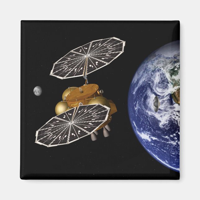 Trennung des Einstiegsfahrzeugs bei einer Mission  Magnet (Vorne)