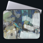 Trennung Laptopschutzhülle<br><div class="desc">Trennung I von Tim Oole. Farbige und neutrale Farben sorgen für eine abstrakte Form. Verwendet geometrische Formen und malen Tropfen-ähnliche Linien.</div>