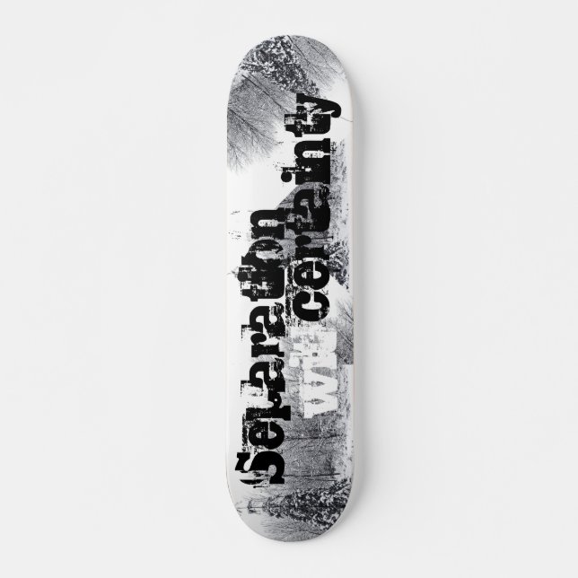 Trennung mit Sicherheit Skateboard (Vorne)