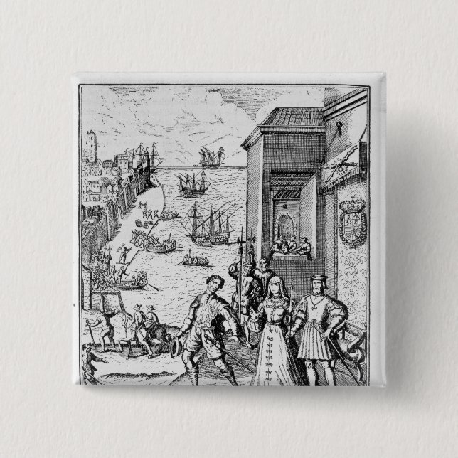 Trennung von Columbus mit Ferdinand und Button (Vorderseite)