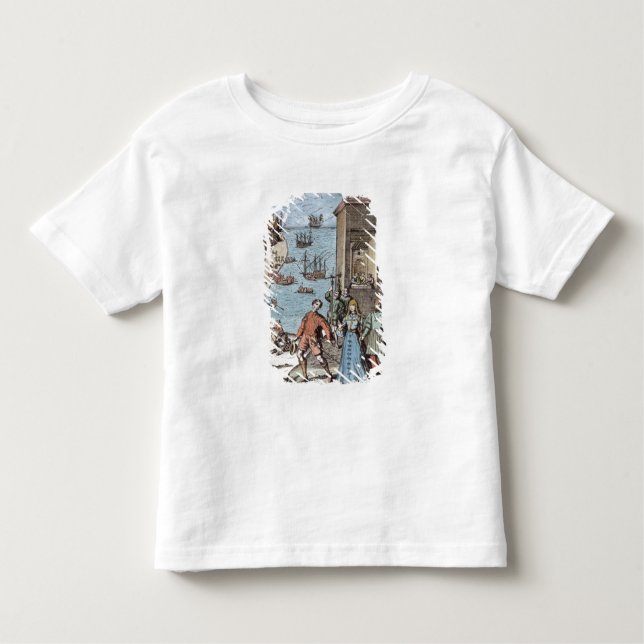 Trennung von Columbus mit Ferdinand und Kleinkind T-shirt (Vorderseite)