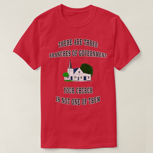 Trennung von Kirche und Staat T-Shirt (Design vorne)