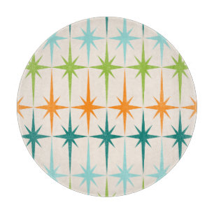 Trennwand für Vintage geometrische Sternexplosione Schneidebrett