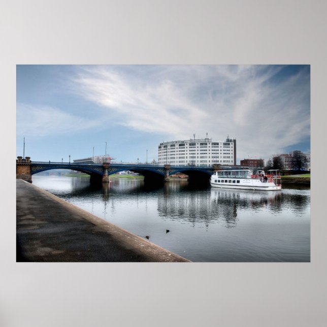 Trent Bridge, Nottingham UK Poster (Vorne)