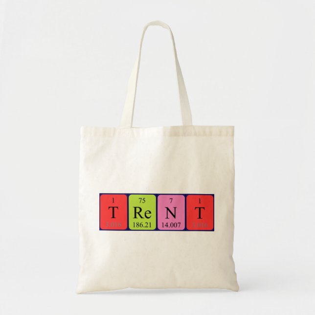 Trent Periodic Table name tobag Tragetasche (Vorne)