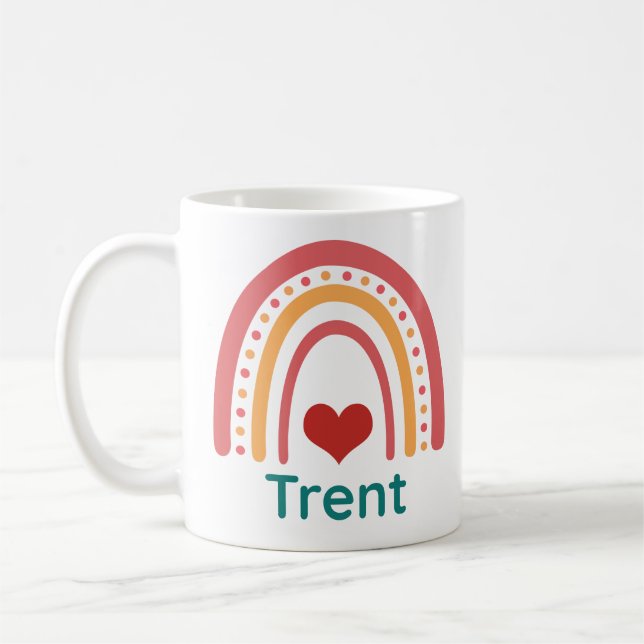 Trent Vintag Boho Rainbow Kaffeetasse (Links)