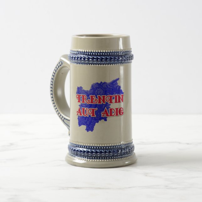 Trentino Südtirol Bierglas (Vorderseite Links)