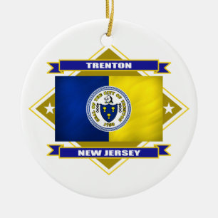 Trenton-Diamant-Verzierung Keramik Ornament