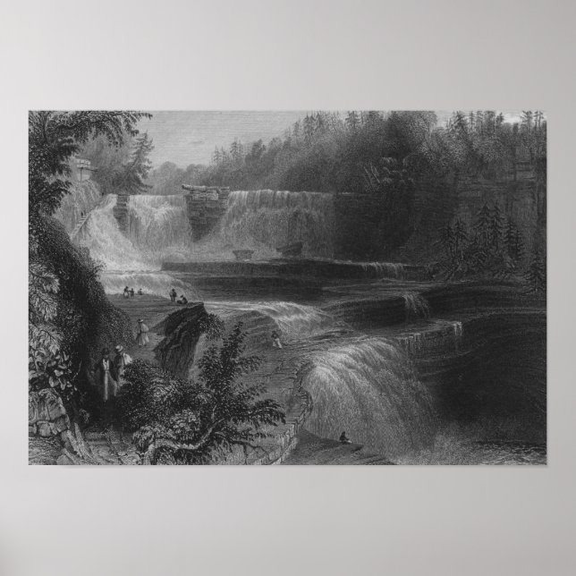 Trenton High Falls, 1838 Poster (Vorne)