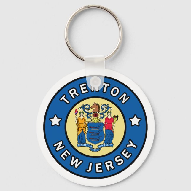 Trenton New Jersey Schlüsselanhänger (Vorderseite)