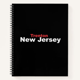 Trenton, New Jersey Spiral Notebook Notizbuch