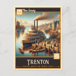 Trenton, New Jersey | VINTAG Postkarte