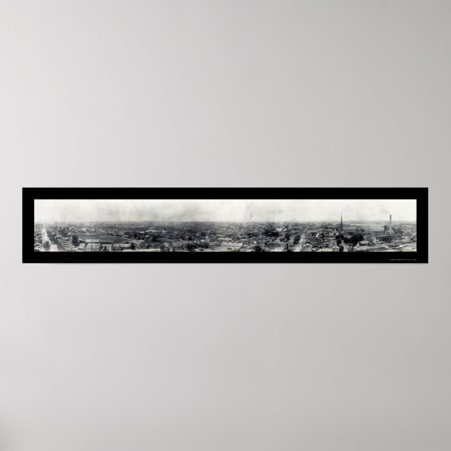 Trenton NJ Foto 1909 Poster (Vorne)