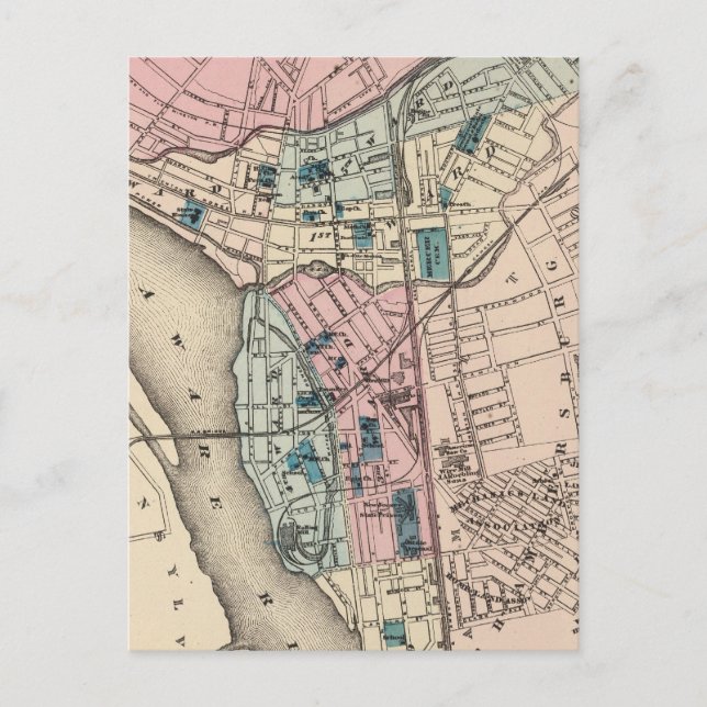 Trenton, NJ Postkarte (Vorderseite)