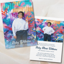 Treny Retro Custom Two Foto Abschluss