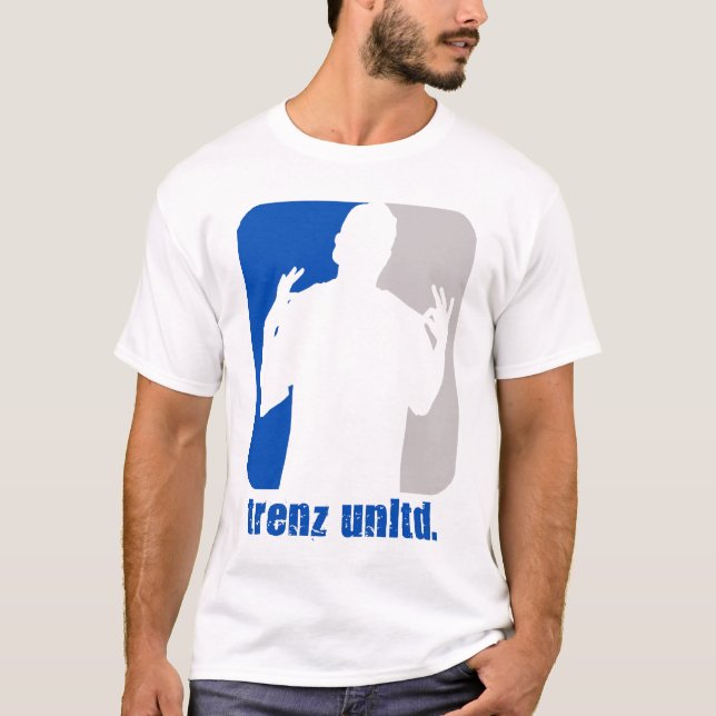  Trenz Unltd. Blue-Poppin-Collar T-Shirt (Vorderseite)