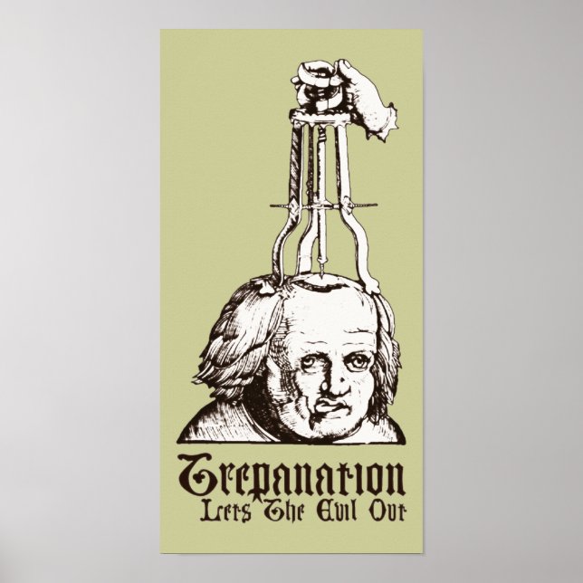 Trepanation Lasse das Böse aus Poster (Vorne)