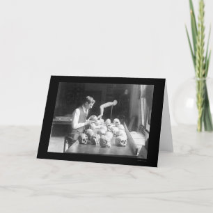 Trepanned Schädel-Museum 1926 Karte