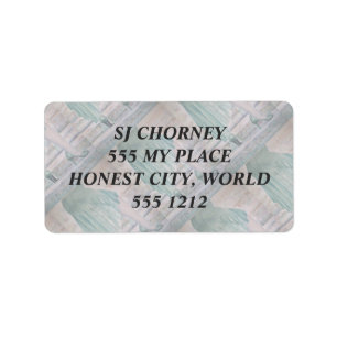 TREPPE BIS ... Adressaufkleber