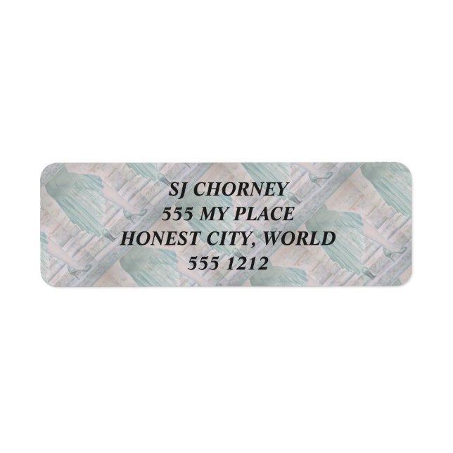 TREPPE BIS ... ADRESSAUFKLEBER FÜR RÜCKVERSAND (Vorne)