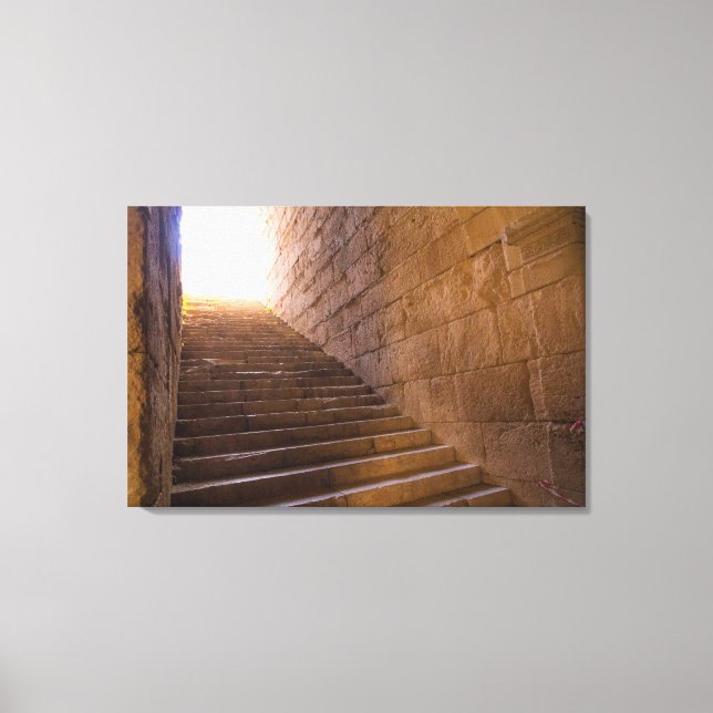 Treppe in Miletus Leinwanddruck (Vorderseite)
