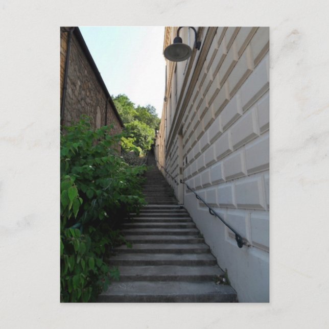 Treppe Postkarte (Vorderseite)