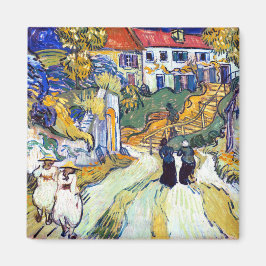 Treppe von Auvers durch Vincent Van Gogh Magnet