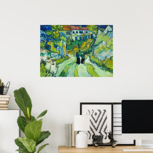 Treppe von Auvers durch Vincent van Gogh Poster