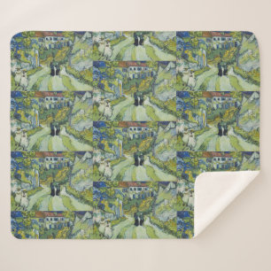 Treppe von Van Gogh in Auvers Landschaft Kunst Sherpadecke