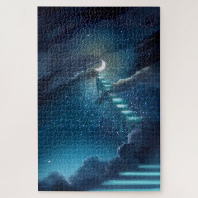 Treppe zu den Sternen Puzzle (Vertikal)