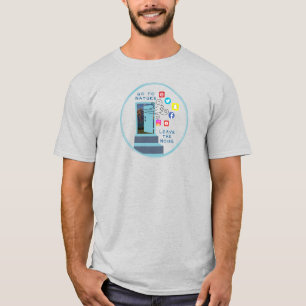 Treppe zum Frieden: Soziale Medien an der Tür Verl T-Shirt