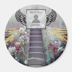 Treppe zum Heaven-Foto Magnet