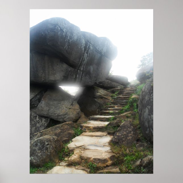 Treppe zum Himmel Gerahmte Printwerbung Poster (Vorne)