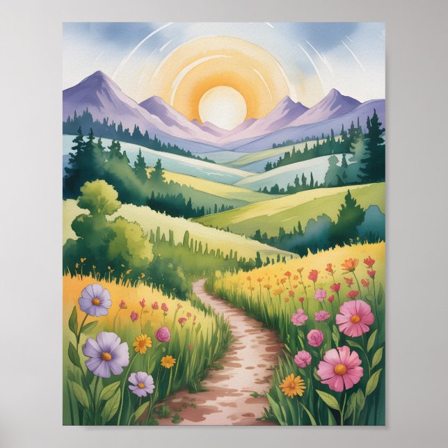 Treppe zum Himmel I Poster (Vorne)