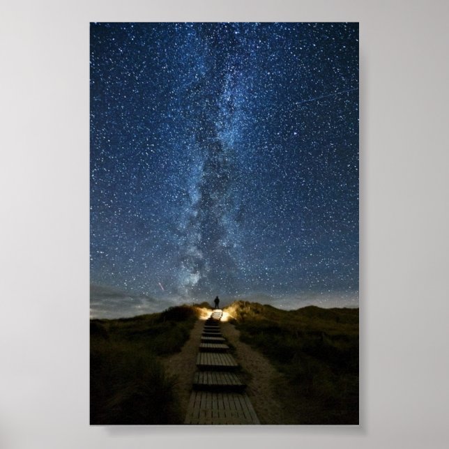 Treppe zum Himmelbett Poster (Vorne)