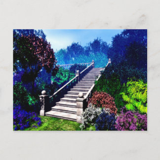Treppe zum Paradies Postkarte