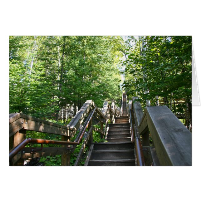 Treppen für die Karte (Vorderseite (Horizontal))