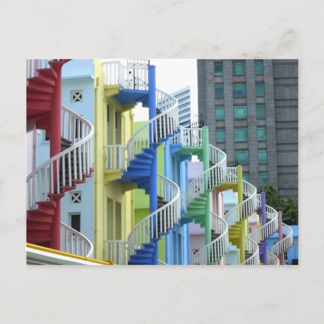 Treppen Postkarte (Vorderseite)