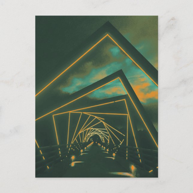 Treppenbrücke Postkarte (Vorderseite)