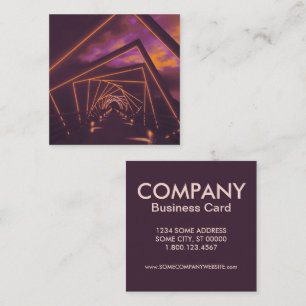 Treppenbrücke Quadratische Visitenkarte